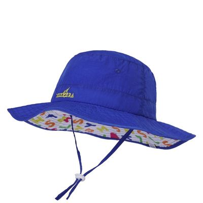 Mũ bảo vệ chống nắng Safari 58cm UV 30+ màu xanh với phần vạt cổ