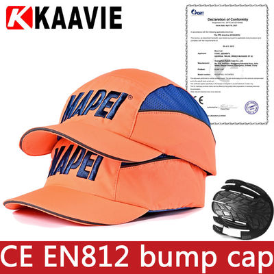 CE EN812 Hi Vis Bump Cap An toàn Phong cách bóng chày Chống va đập