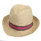 Kỳ nghỉ ngoài trời dành cho nam giới Mũ rơm đen Fedora Mũ nữ mùa hè 54cm 58cm