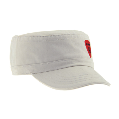 Pre curved Sandwich Peak Cap Cadet Quân sự điều chỉnh với Velcro Closure