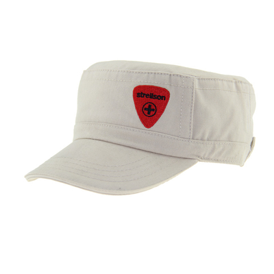 Pre curved Sandwich Peak Cap Cadet Quân sự điều chỉnh với Velcro Closure