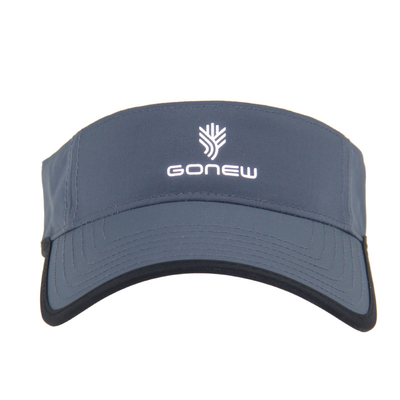 Polyester quần vợt mặt trời visor mũ chạy mặt trời visor với Velcro lại đóng
