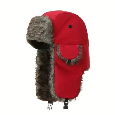 Unisex Warm Trapper Mũ mùa đông chống gió chống nước cho thời tiết cực lạnh