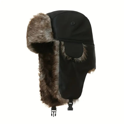 Unisex Warm Trapper Mũ mùa đông chống gió chống nước cho thời tiết cực lạnh