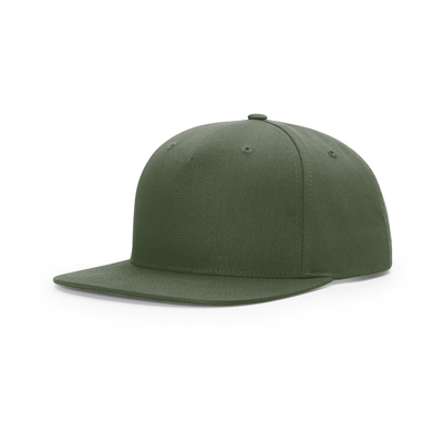 Custom Snapback phía trước 5 Panel Caps Flat Peak Profile Snapback trung bình