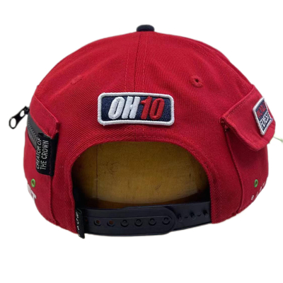 Sáu tấm len Snapback mũ bóng chày với túi zipper tùy chỉnh bên