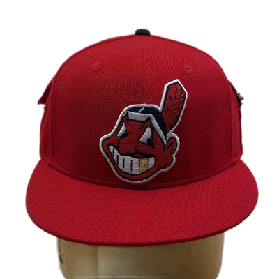 Sáu tấm len Snapback mũ bóng chày với túi zipper tùy chỉnh bên
