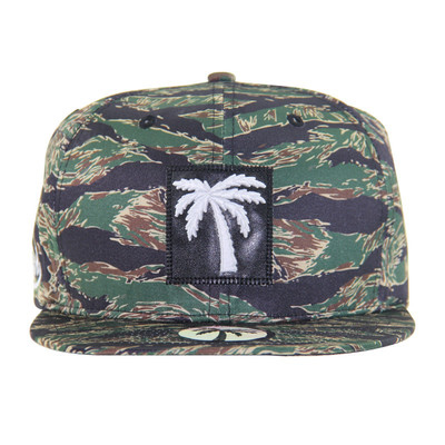 Ưu tiên in ngụy trang Snapback Hat 6 Panel Flat Brim Snapback Cap
