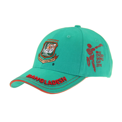Mái bỉm bông chất lượng lâu dài Mũ bóng chày ngoài trời, Mũ bóng chày nam/nữ cho Cricket