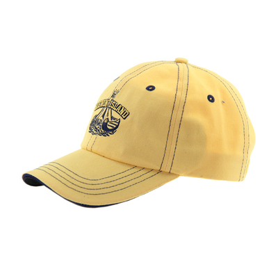Cơ bản 6 Panel Cotton Embroidery Baseball Caps, Low Profile Sandwich Chuẩn bị Đàn ông và Phụ nữ Caps