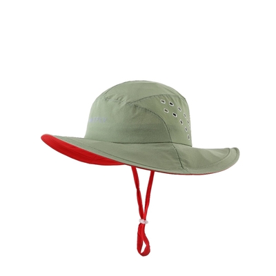 Nổi thở rộng brimm ngoài trời ngư dân bucket mũ phản xạ in