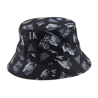 In Sublimation Custom Bucket Caps Summer Fishing Hats SGS được chứng nhận