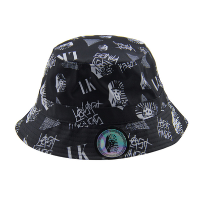 In Sublimation Custom Bucket Caps Summer Fishing Hats SGS được chứng nhận