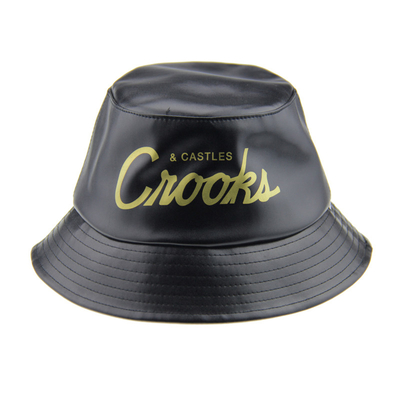 Chất liệu có độ bền ấn bản cá bucket mũ bảo vệ mặt trời PU bucket mũ