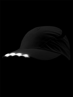 100% Polyester Microfiber Led Lighted Ball Caps cho chạy đêm