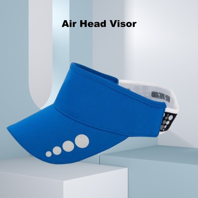 100% Polyester Mesh Bảo vệ Mặt trời Mũ Visor Hút Hít thở Kháng vi khuẩn