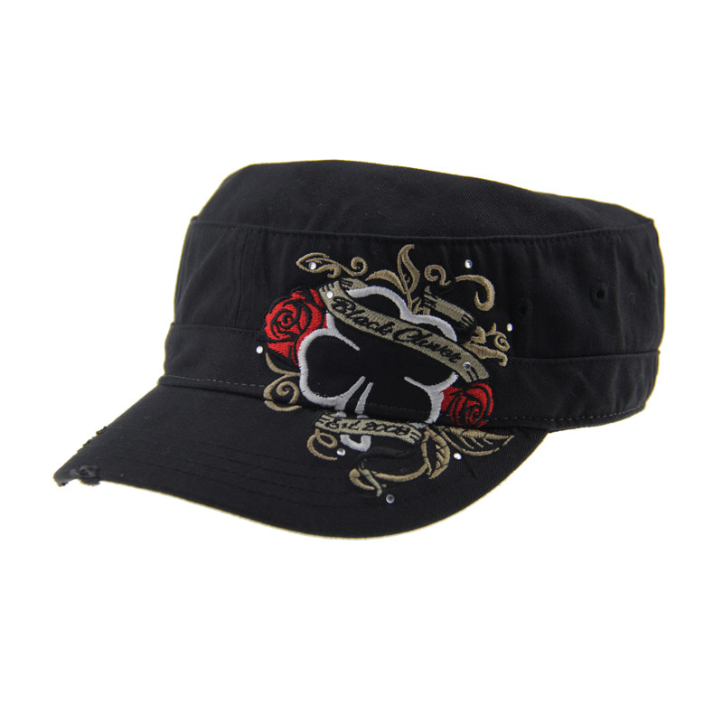 Casual vintage quân đội Cadet Cap một kích thước phù hợp với tất cả SEDEX chứng nhận