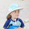 Chống tia cực tím 50+ UPF Mũ chống nắng Uv dành cho trẻ em với phần tà 43cm 55cm