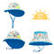 OEM ODM Summer Floral Beach Outdoor Bucket Hats với cổ lật